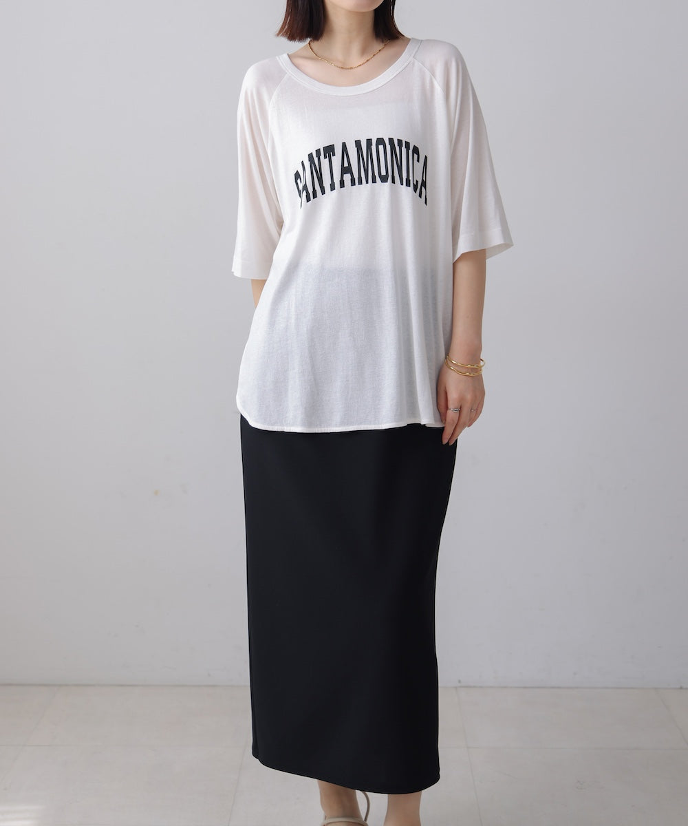 【WEB限定】リサイクルポリ天竺アーチロゴTee