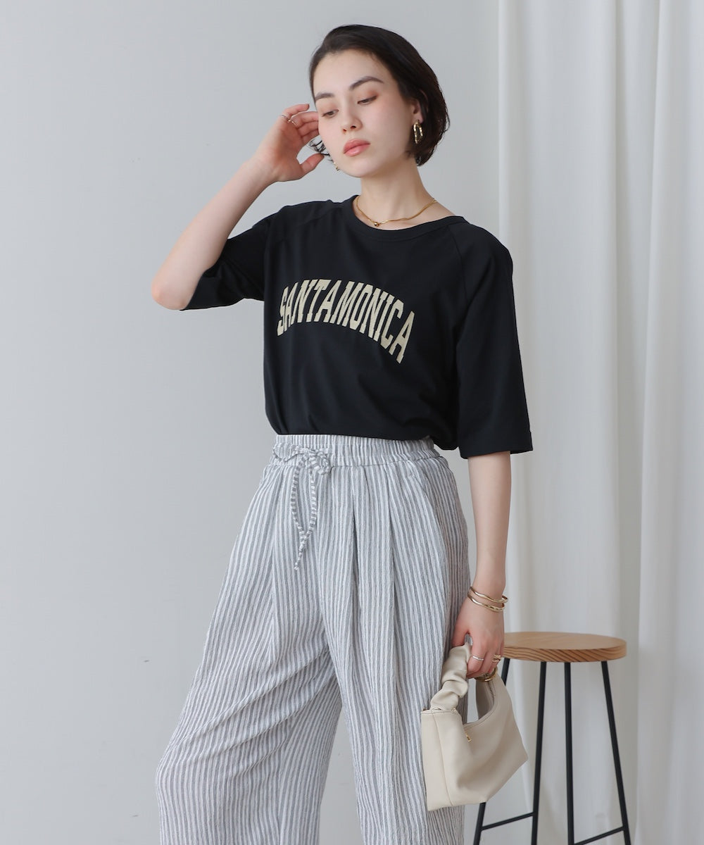 【WEB限定】リサイクルポリ天竺アーチロゴTee