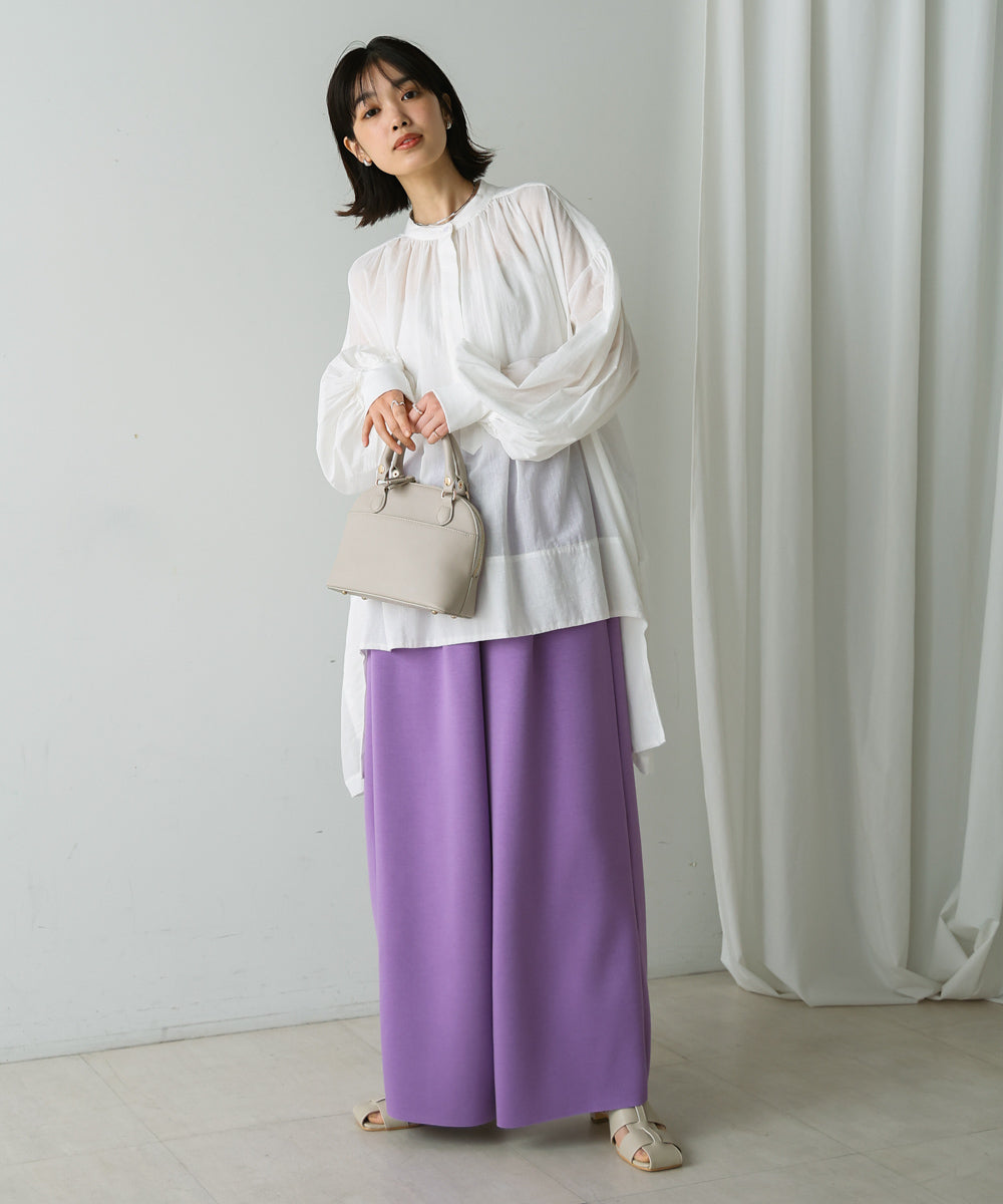 パウンドストレッチセミワイドパンツ