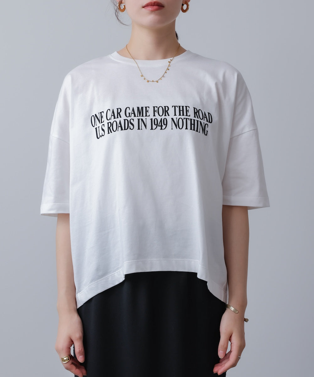 レタリングフロッキーパンツ.Tee