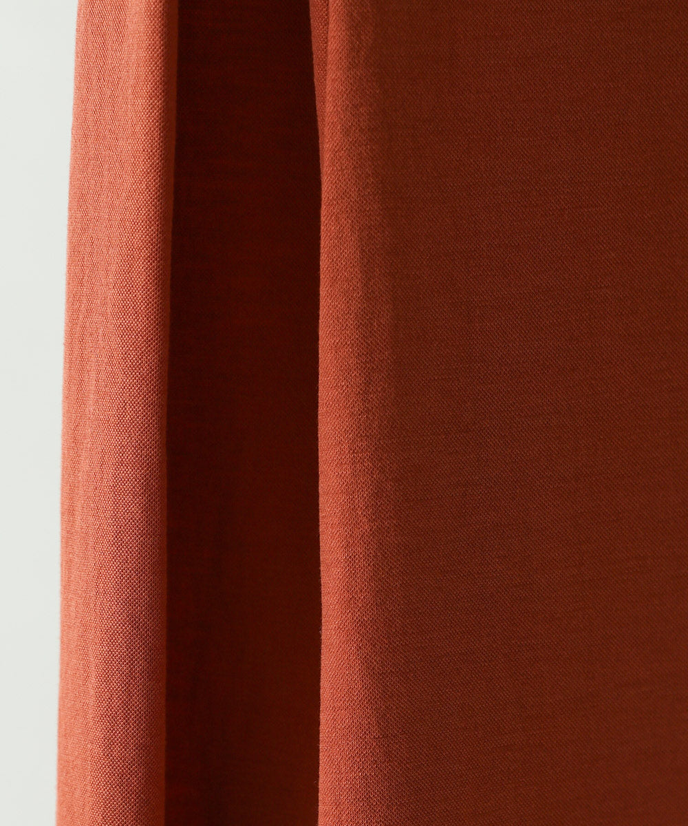 【新色追加】カノコ肩タックフレアワンピース