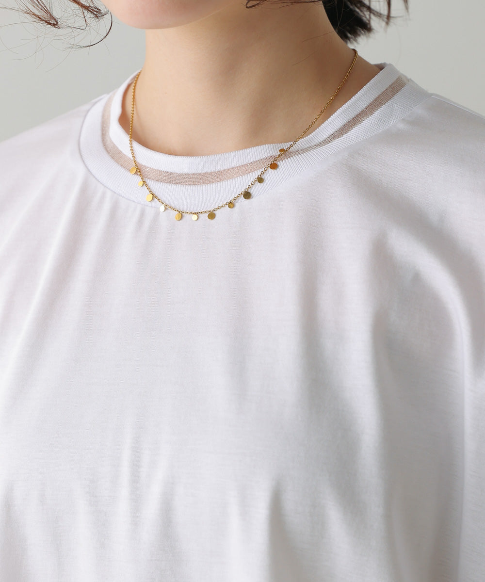 衿ラインプルオーバー