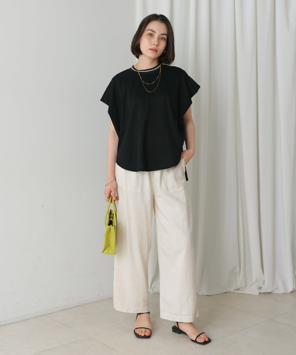 衿ラインプルオーバー