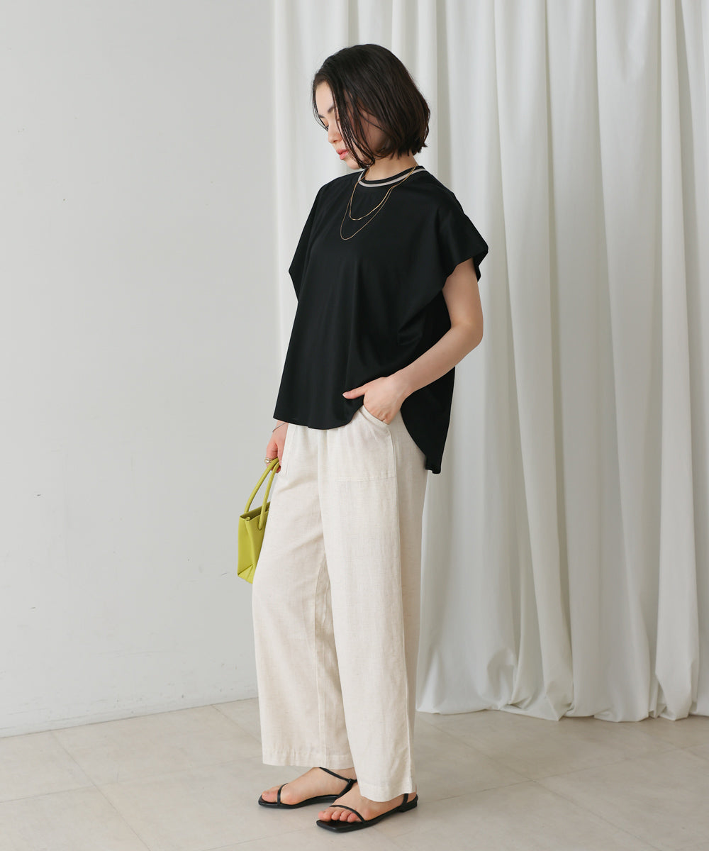 衿ラインプルオーバー