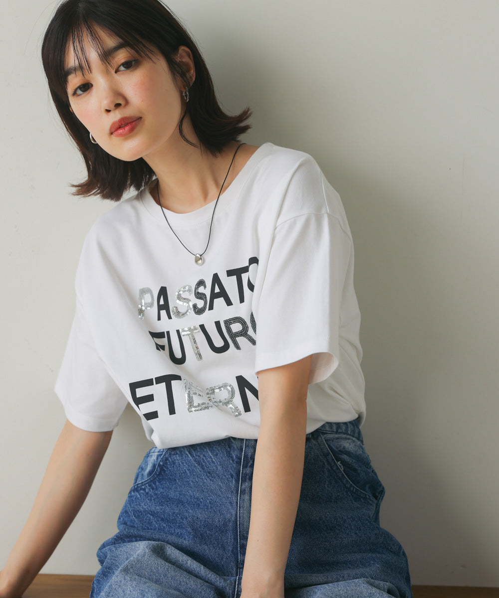 スパンコールロゴT