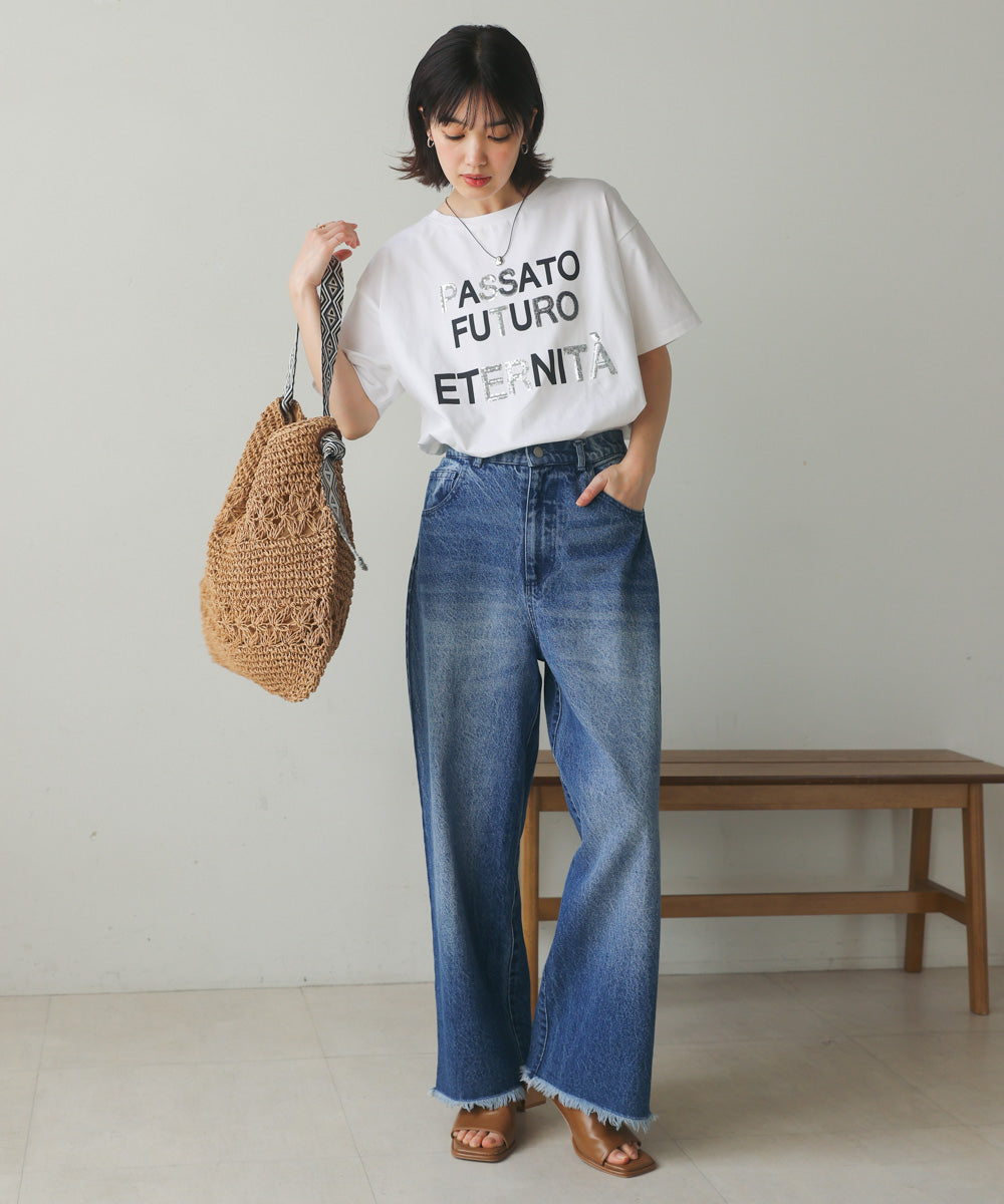 スパンコールロゴT