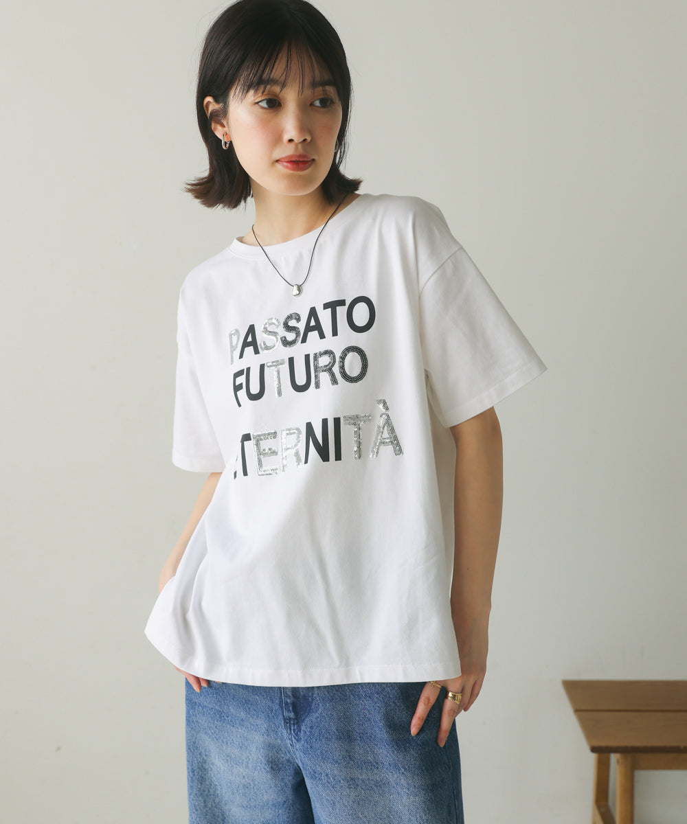 スパンコールロゴT