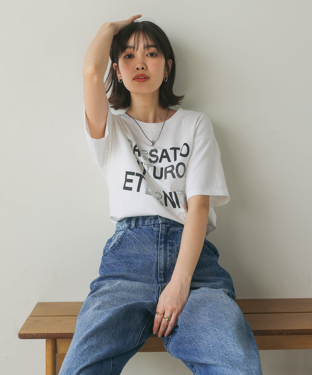 スパンコールロゴT