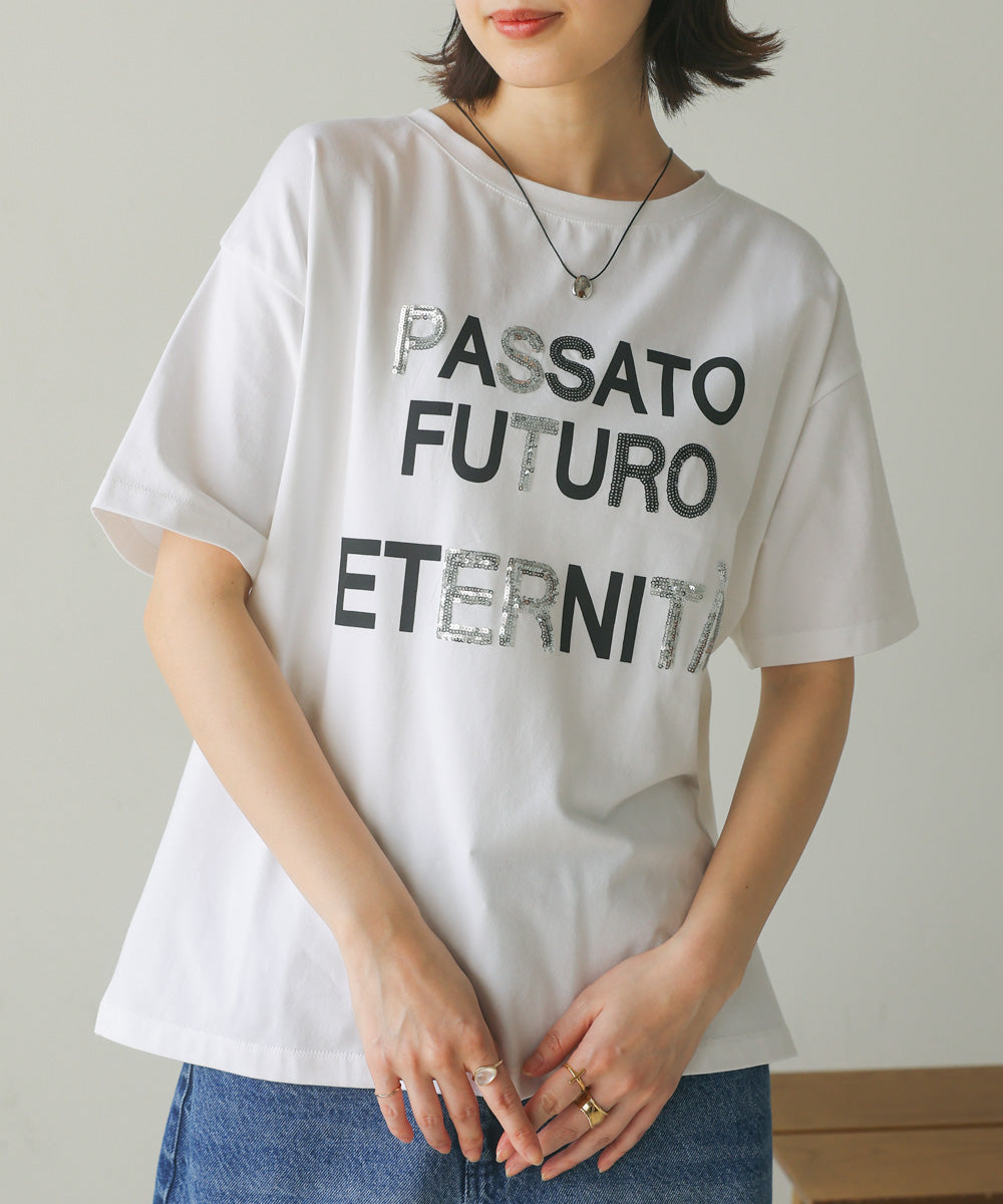 スパンコールロゴT