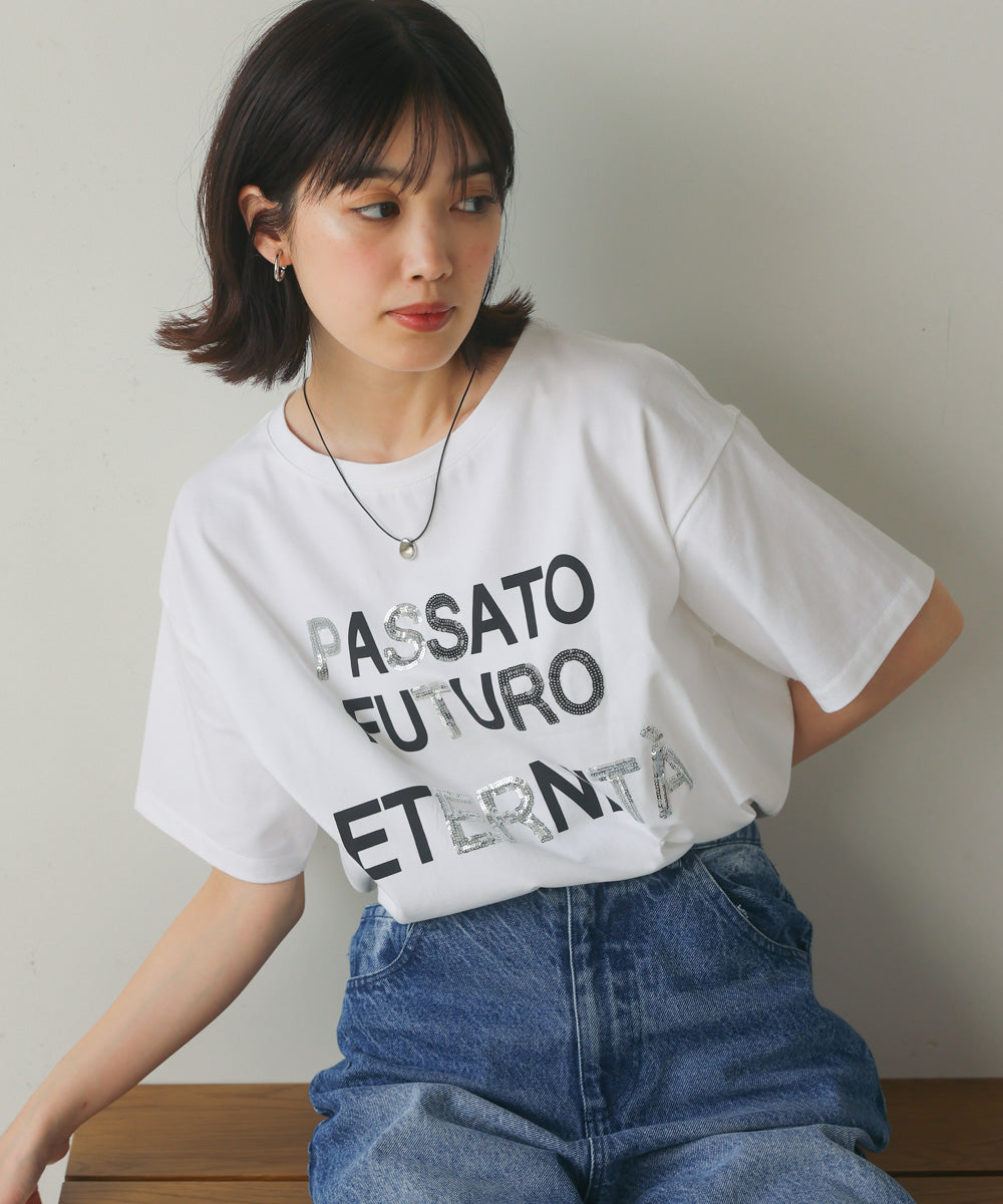 スパンコールロゴT