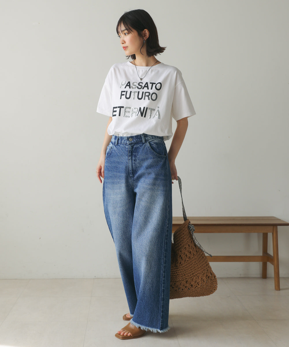 スパンコールロゴT