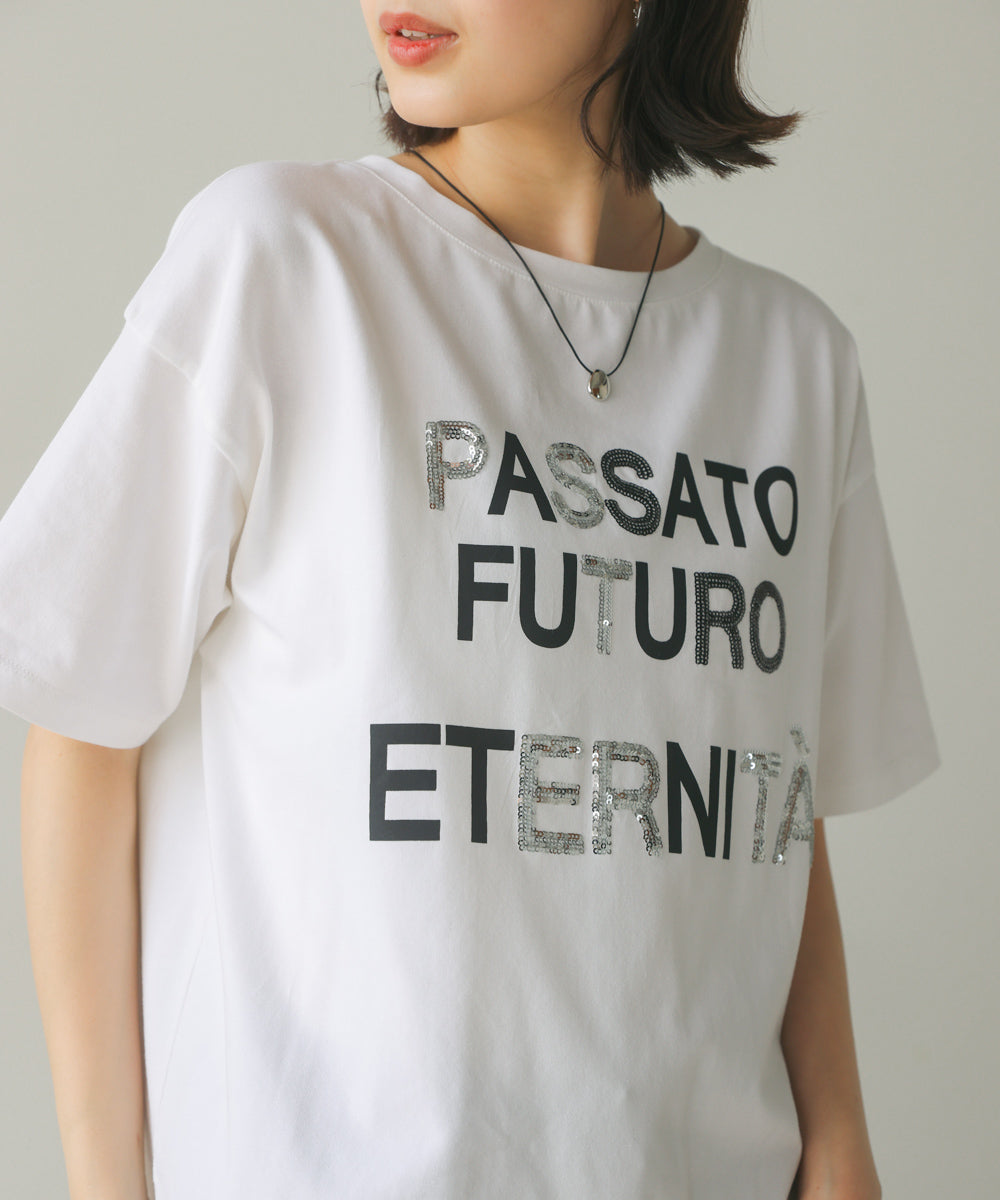 スパンコールロゴT