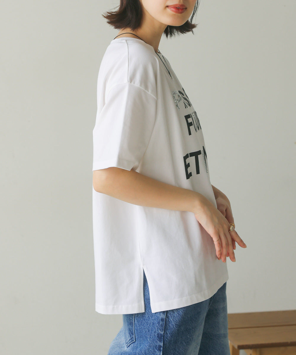 スパンコールロゴT