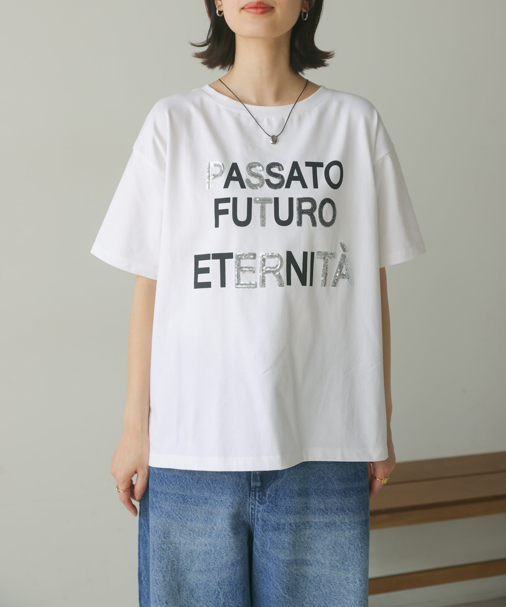 スパンコールロゴT