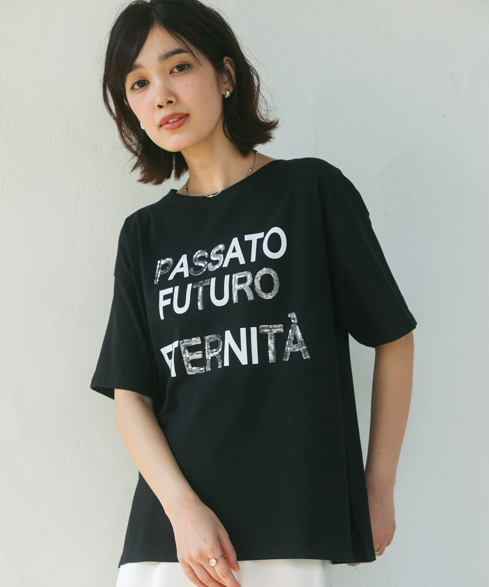 スパンコールロゴT