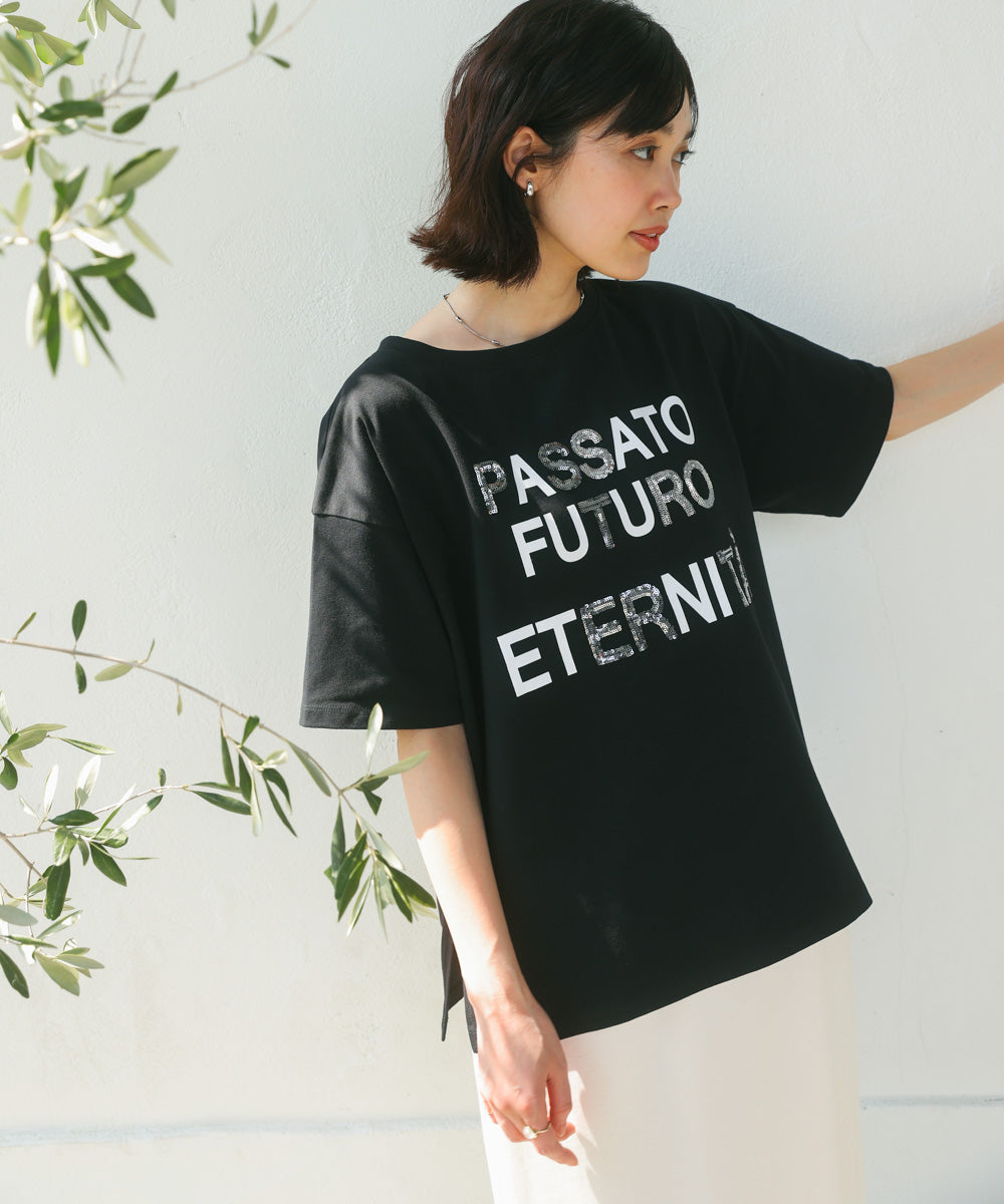 スパンコールロゴT