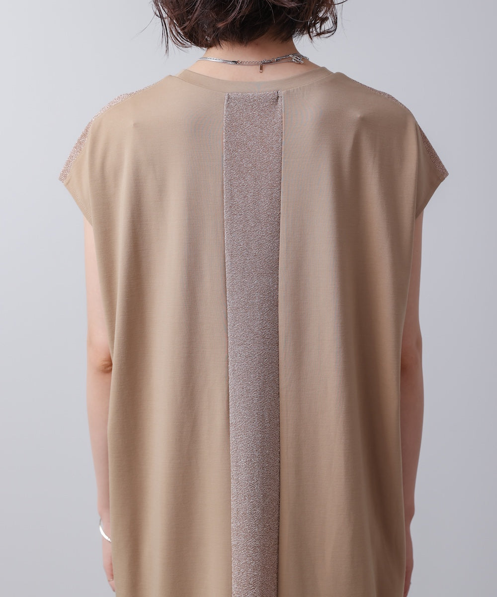 バックラメラインワンピース