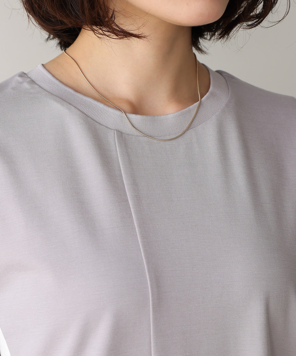 裾メッシュ切替プルオーバー