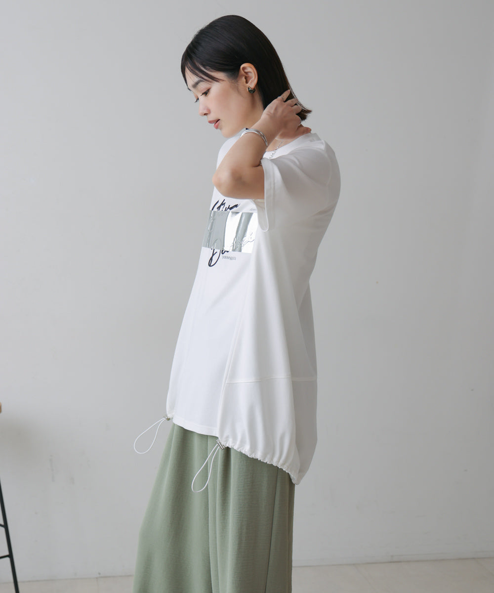 箔エンボスロゴチュニック