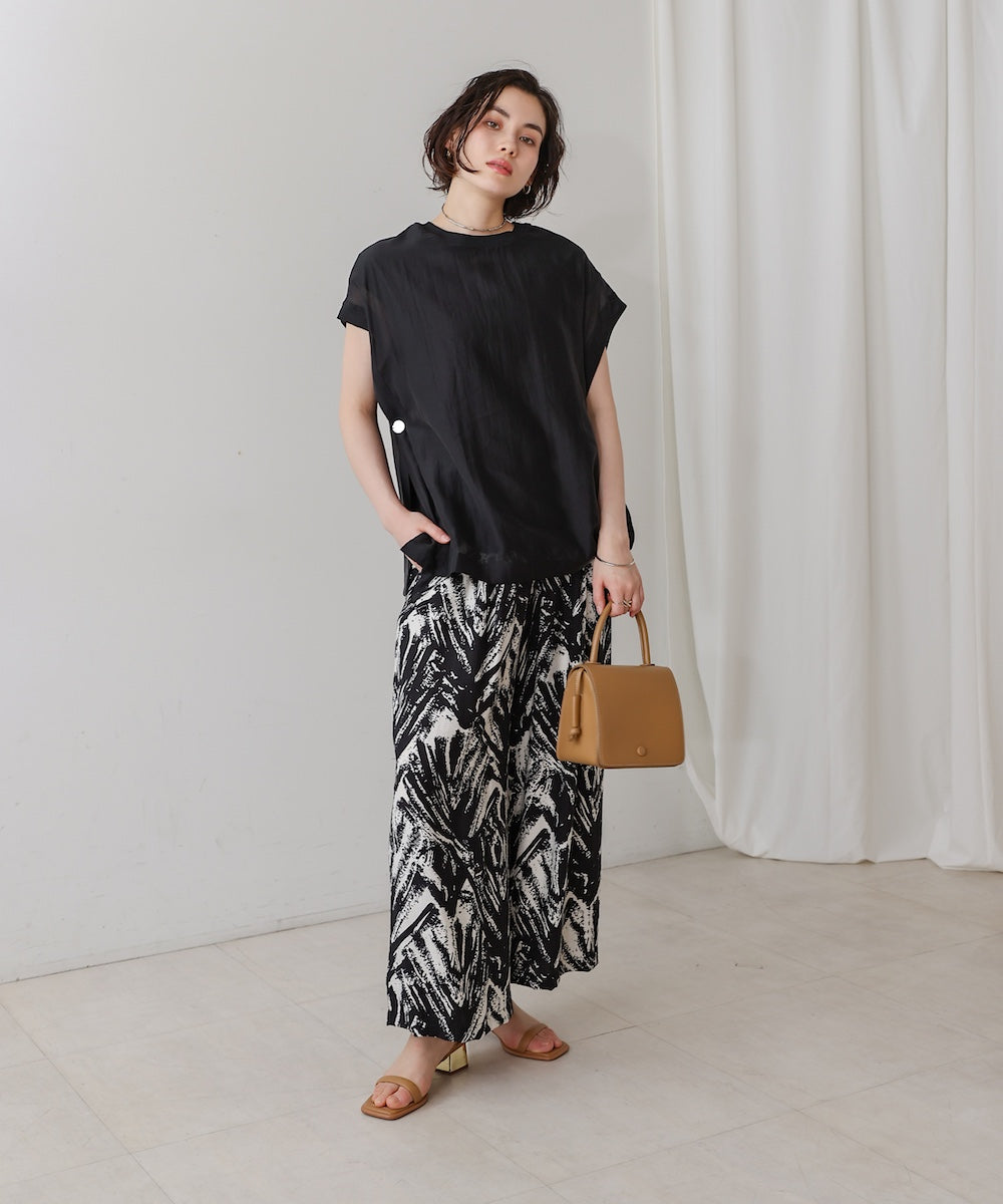 シアーカットドッキングサイドボタンプルオーバー