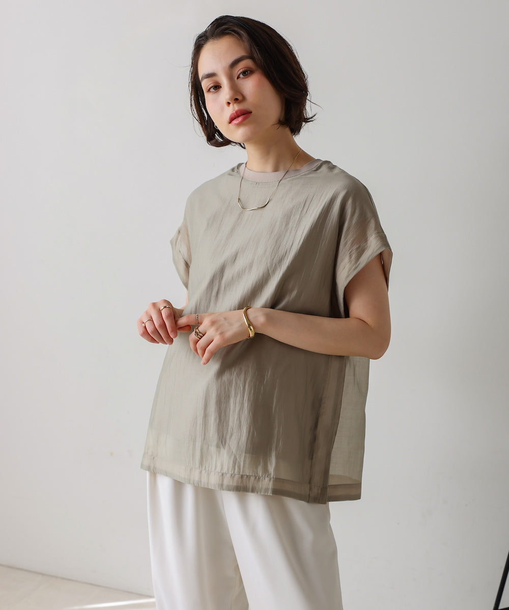 シアーカットドッキングサイドボタンプルオーバー