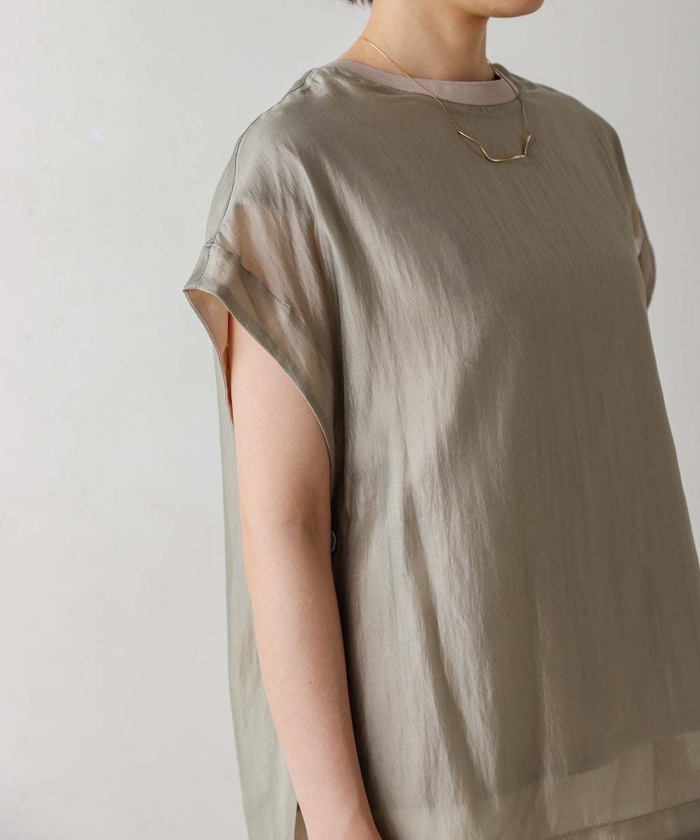 シアーカットドッキングサイドボタンプルオーバー