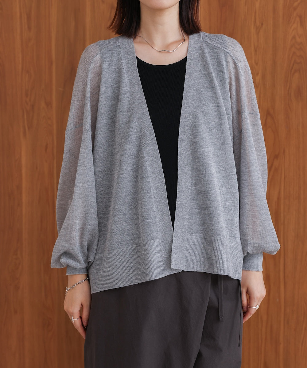 強撚ラメスリットトッパー