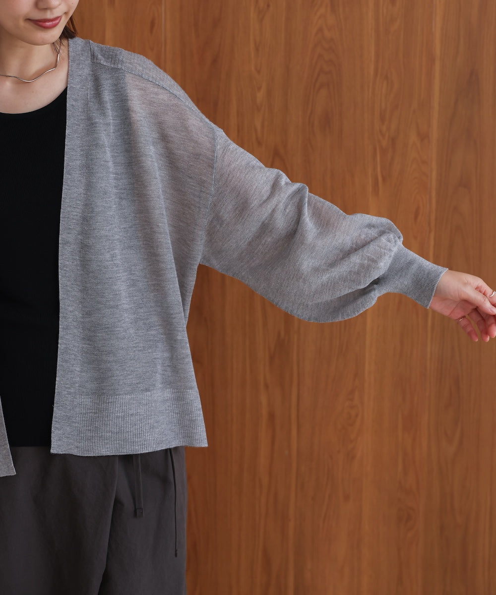 強撚ラメスリットトッパー