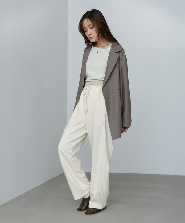 カーブシルエットスウェットパンツ