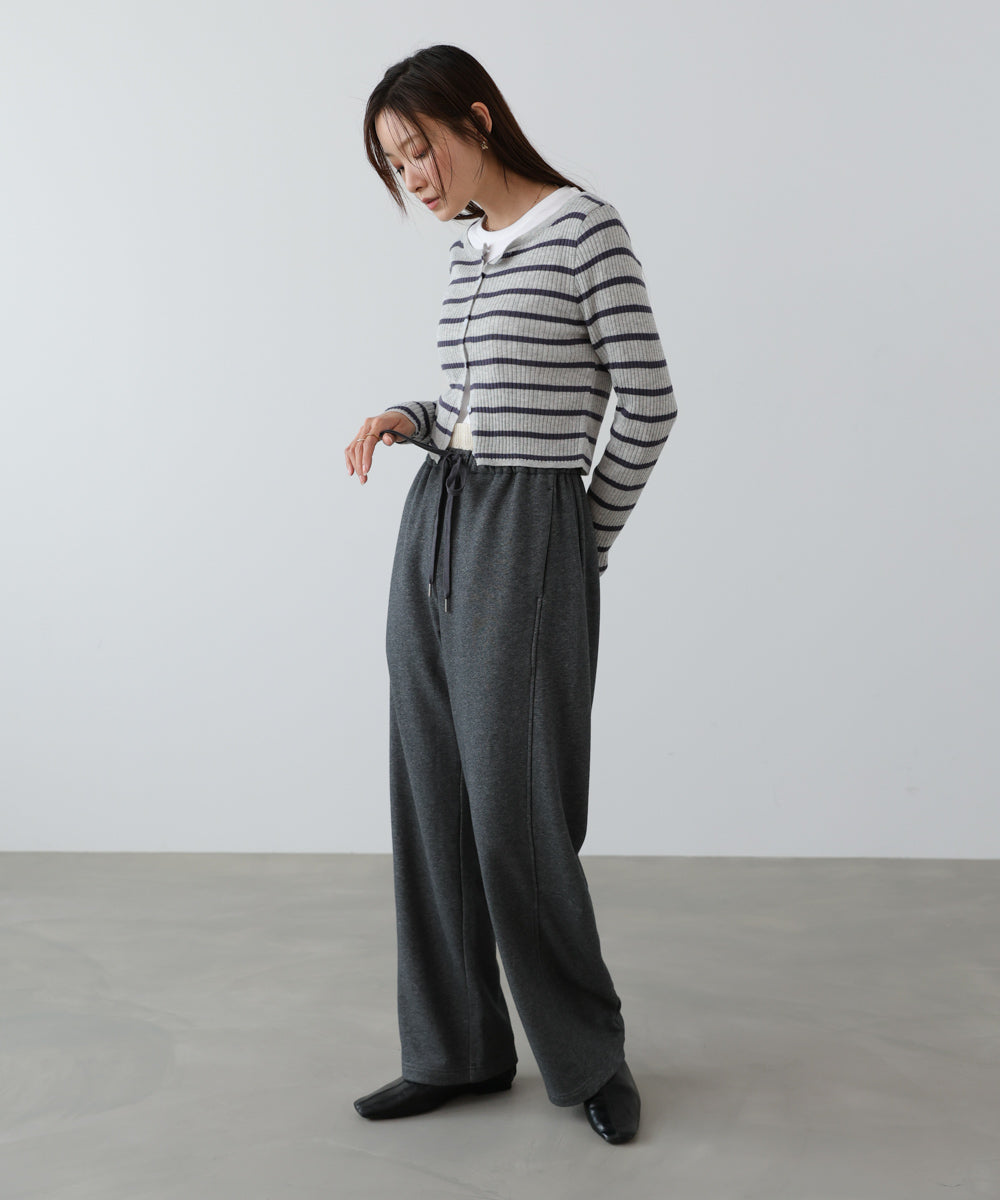 カーブシルエットスウェットパンツ