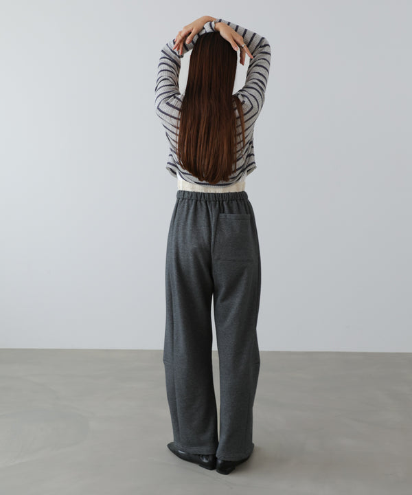 カーブシルエットスウェットパンツ