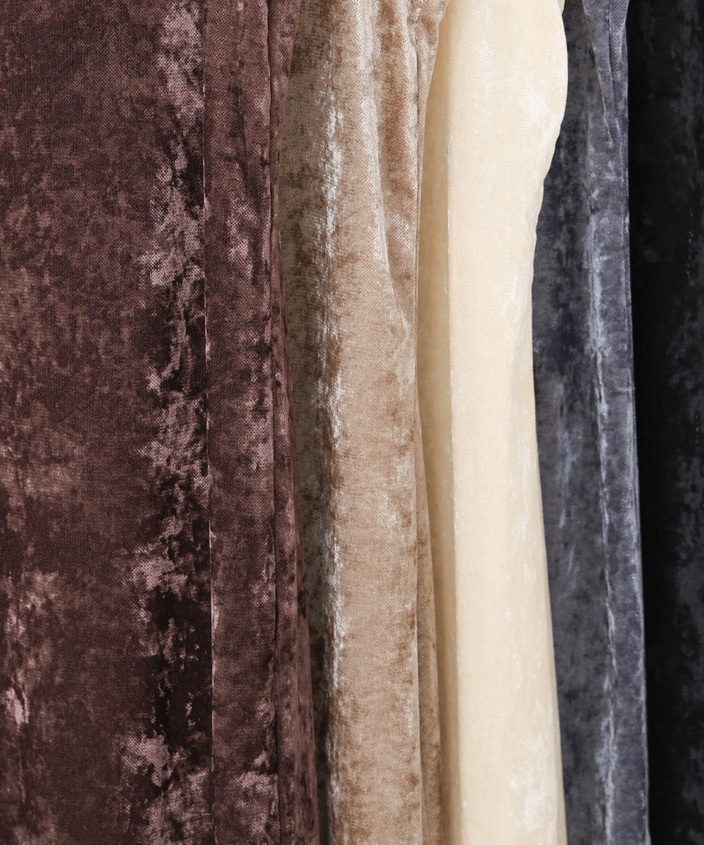 【S・Mサイズ展開】シアーベロアカップ付きキャミワンピース