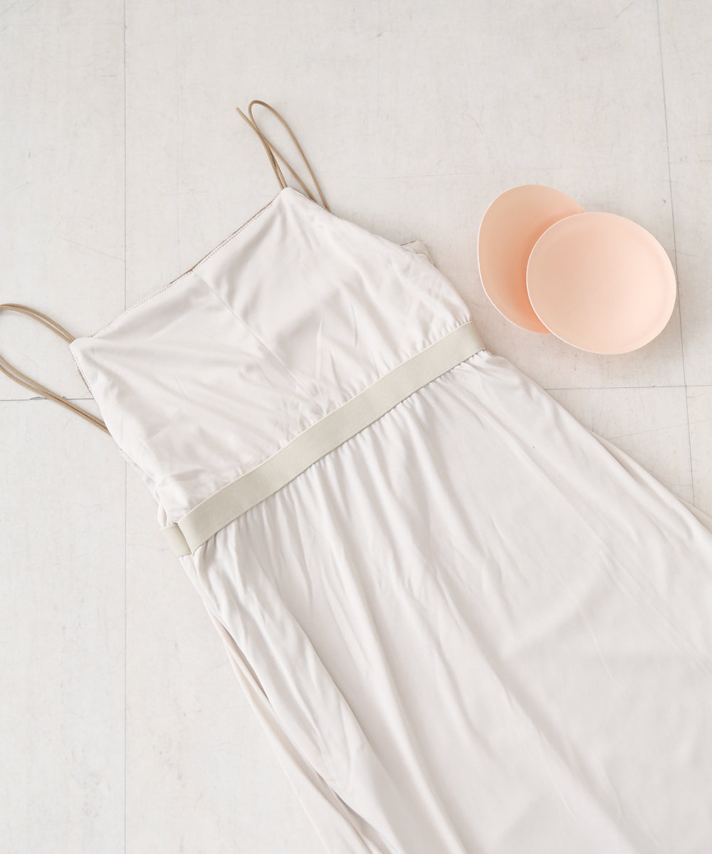 【S・Mサイズ展開】シアーベロアカップ付きキャミワンピース