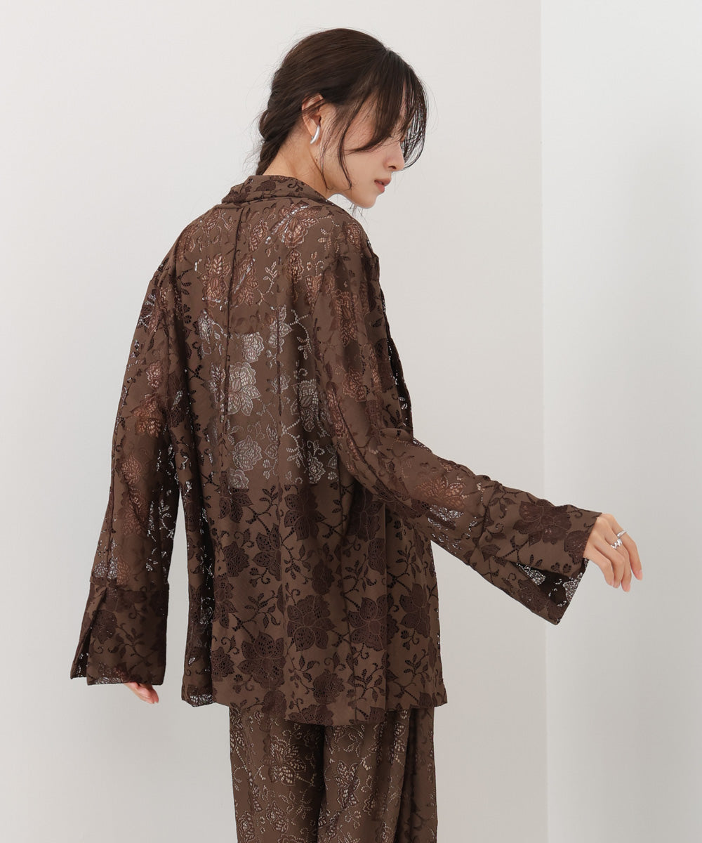 フラワーレースジャケット