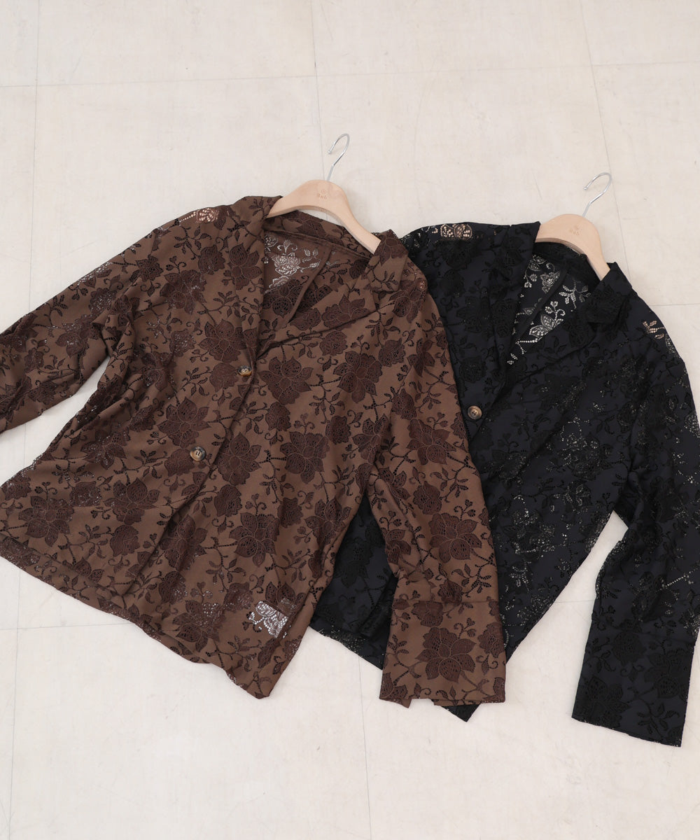 フラワーレースジャケット