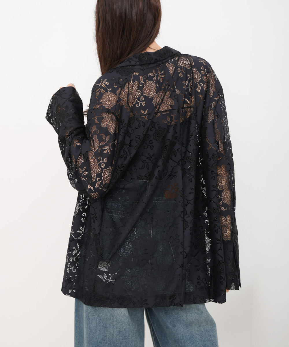 フラワーレースジャケット