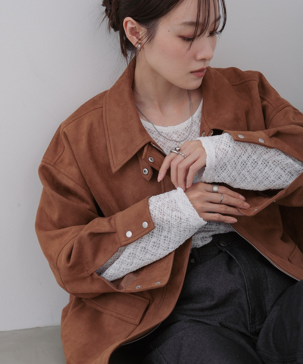 2wayオーバーブルゾンジャケット