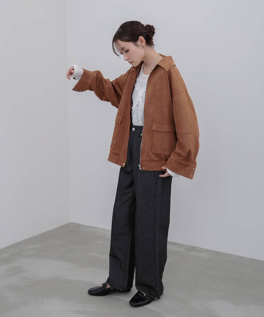 2wayオーバーブルゾンジャケット