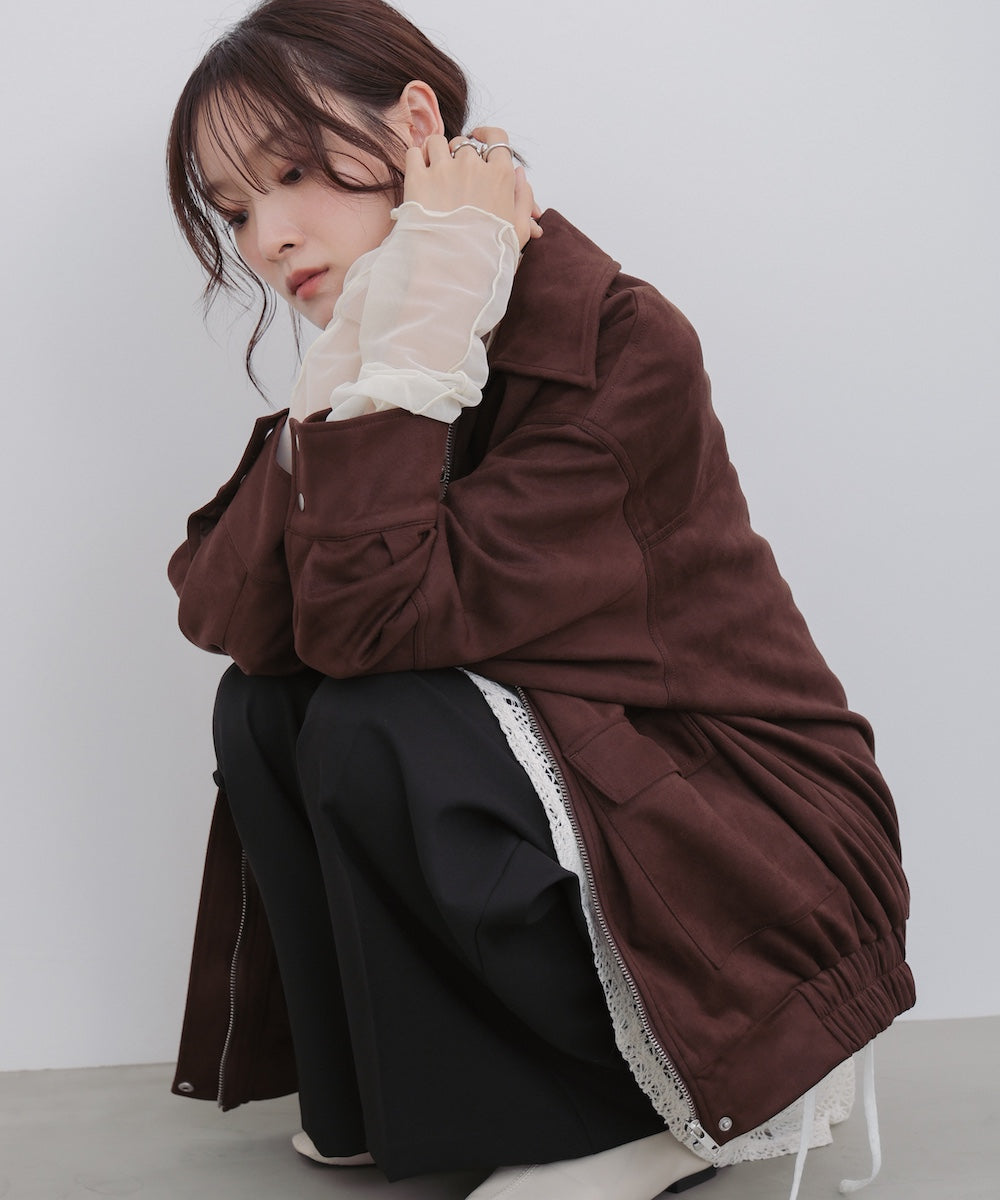 2wayオーバーブルゾンジャケット