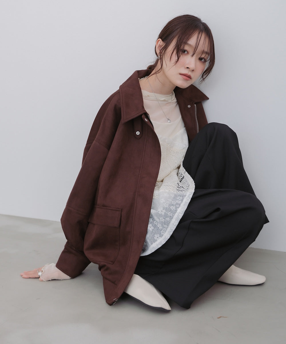 2wayオーバーブルゾンジャケット