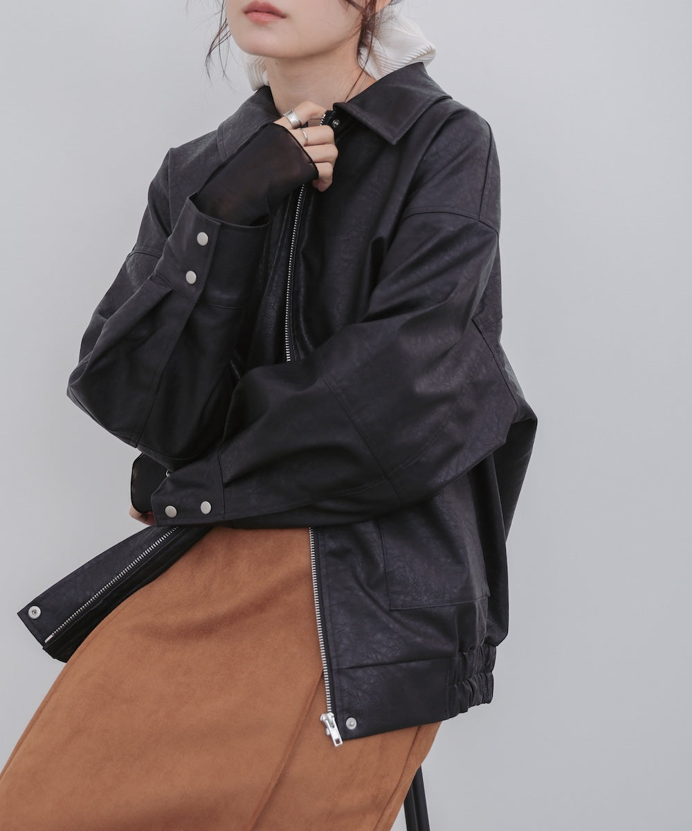 2wayオーバーブルゾンジャケット