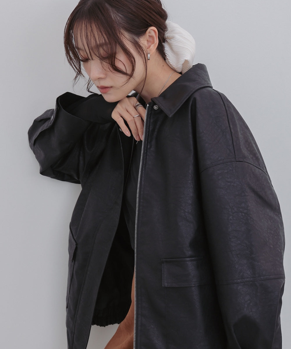 2wayオーバーブルゾンジャケット