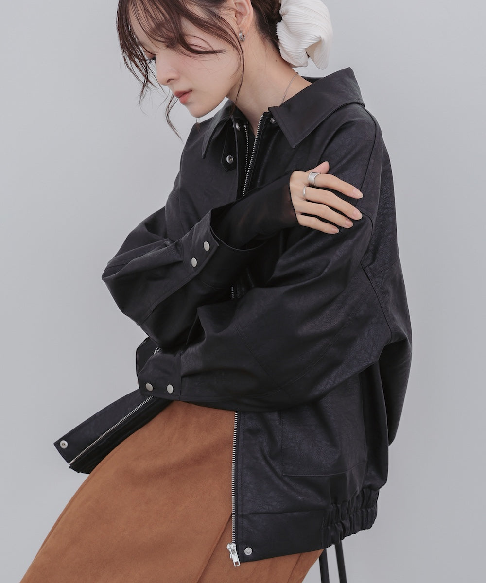 2wayオーバーブルゾンジャケット