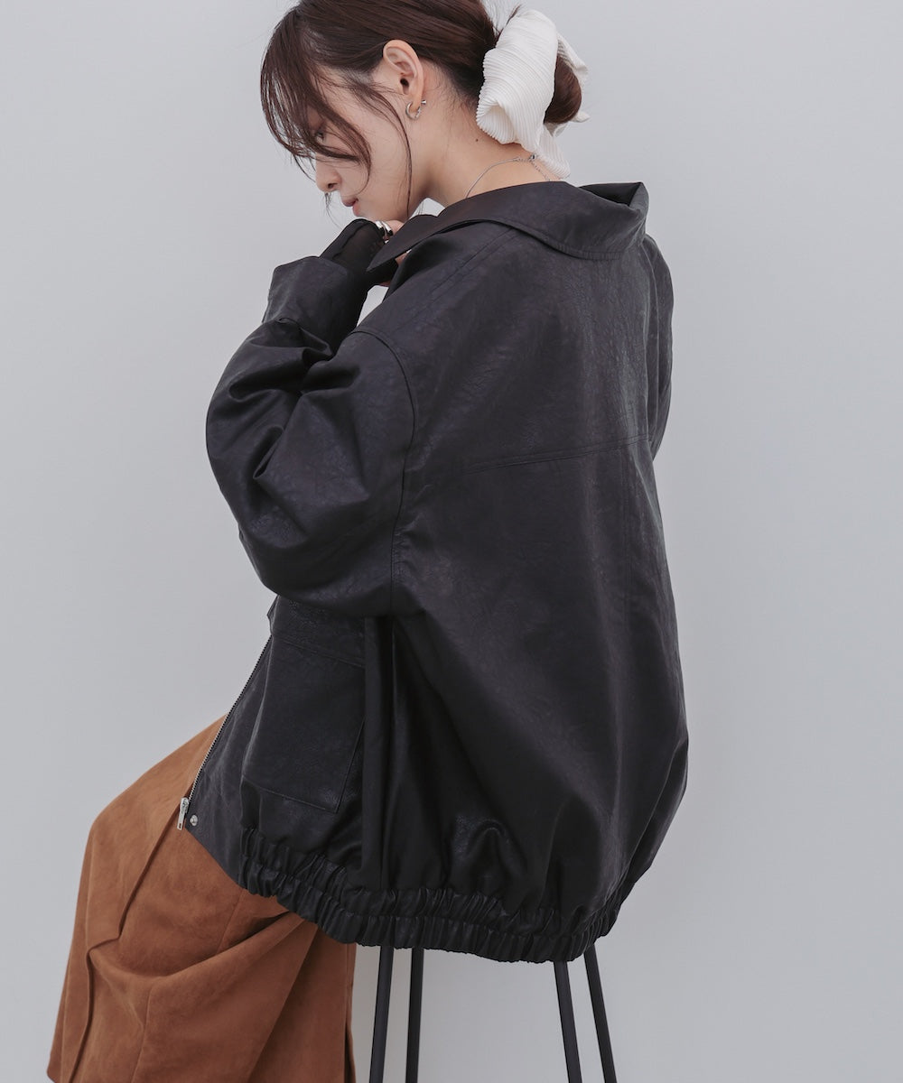 2wayオーバーブルゾンジャケット