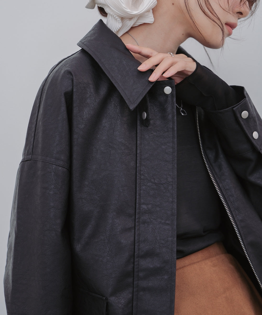 2wayオーバーブルゾンジャケット