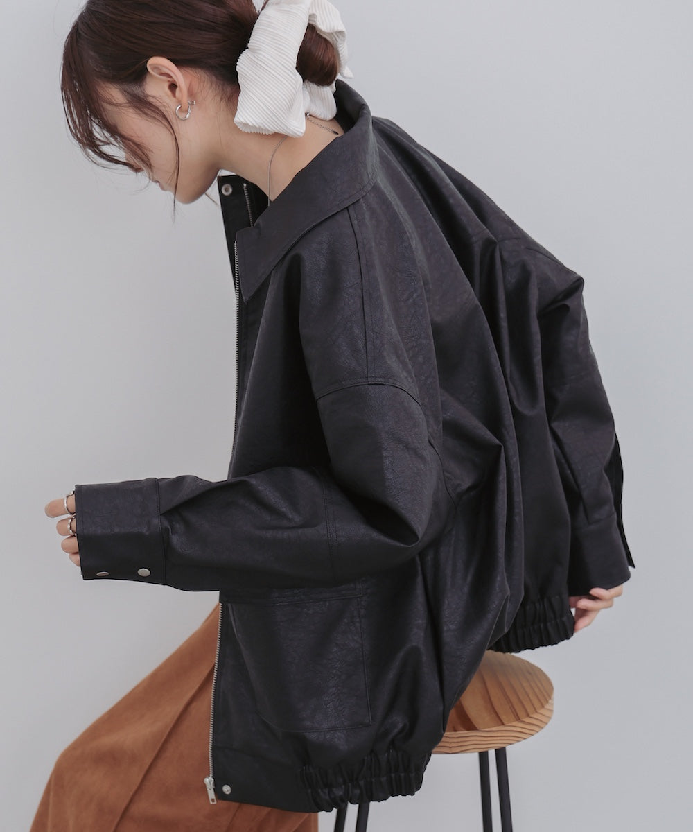 2wayオーバーブルゾンジャケット