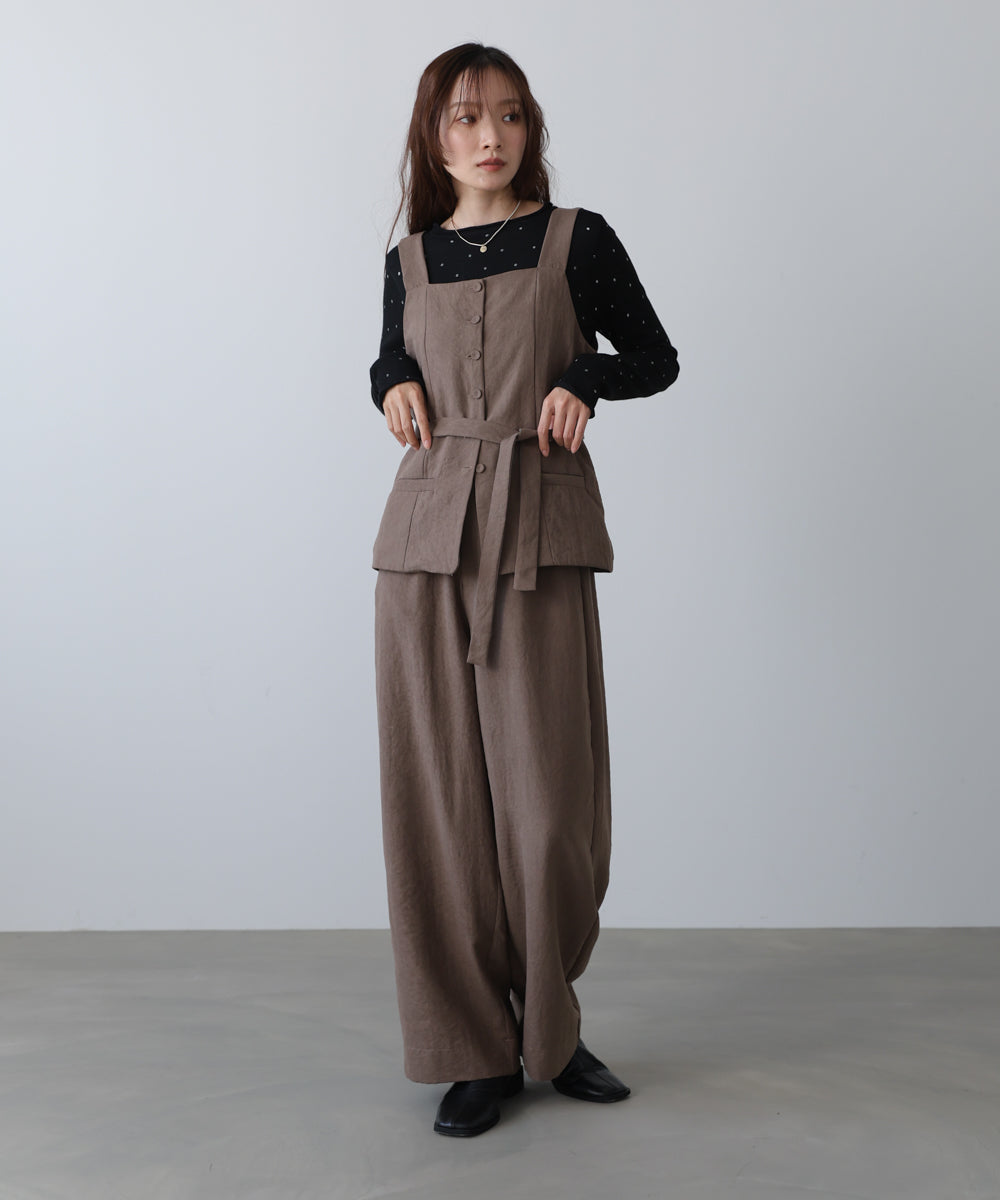 ピーチ起毛ベスト