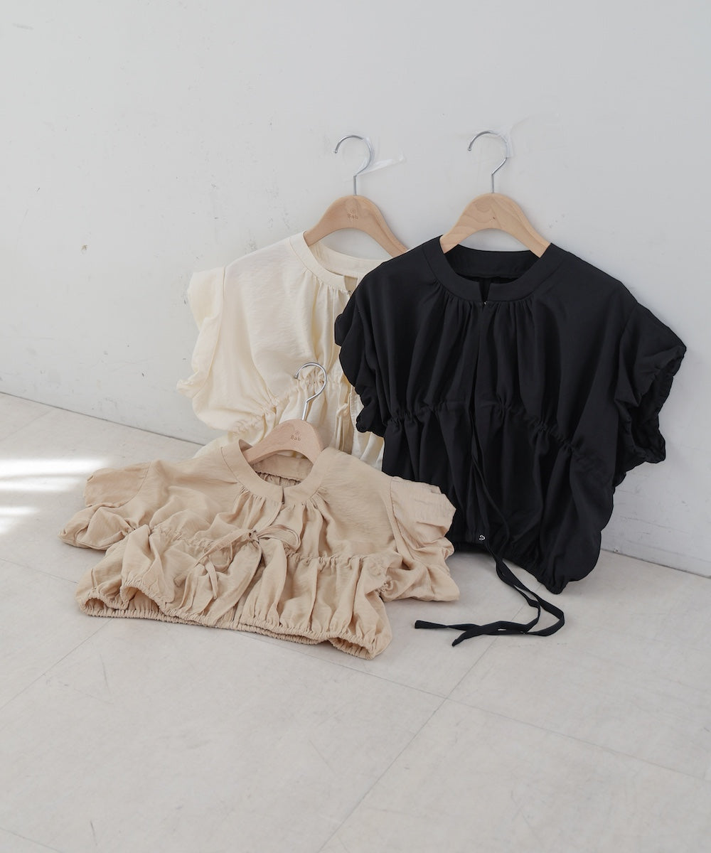 ギャザードロストシャツベスト