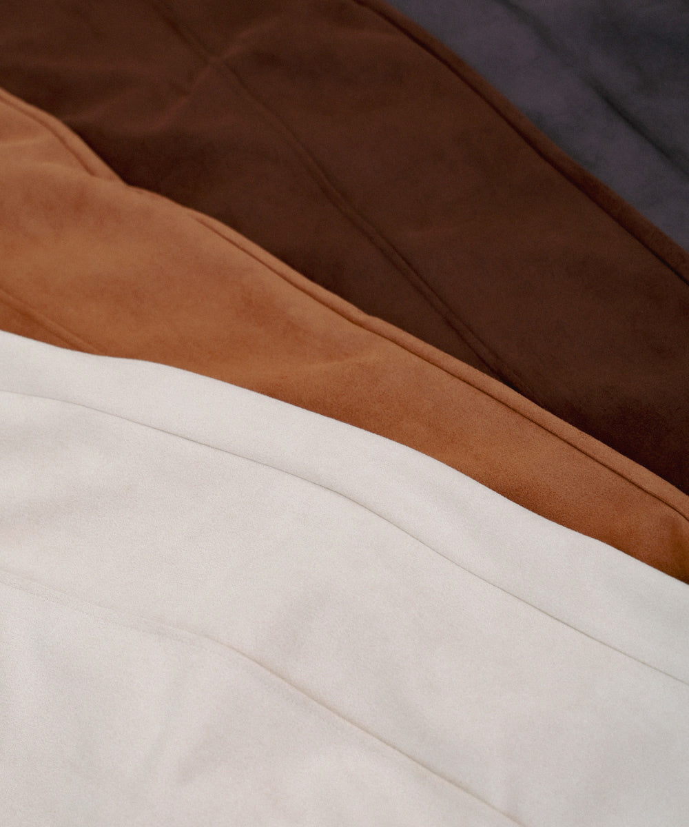 スウェードロングスカート