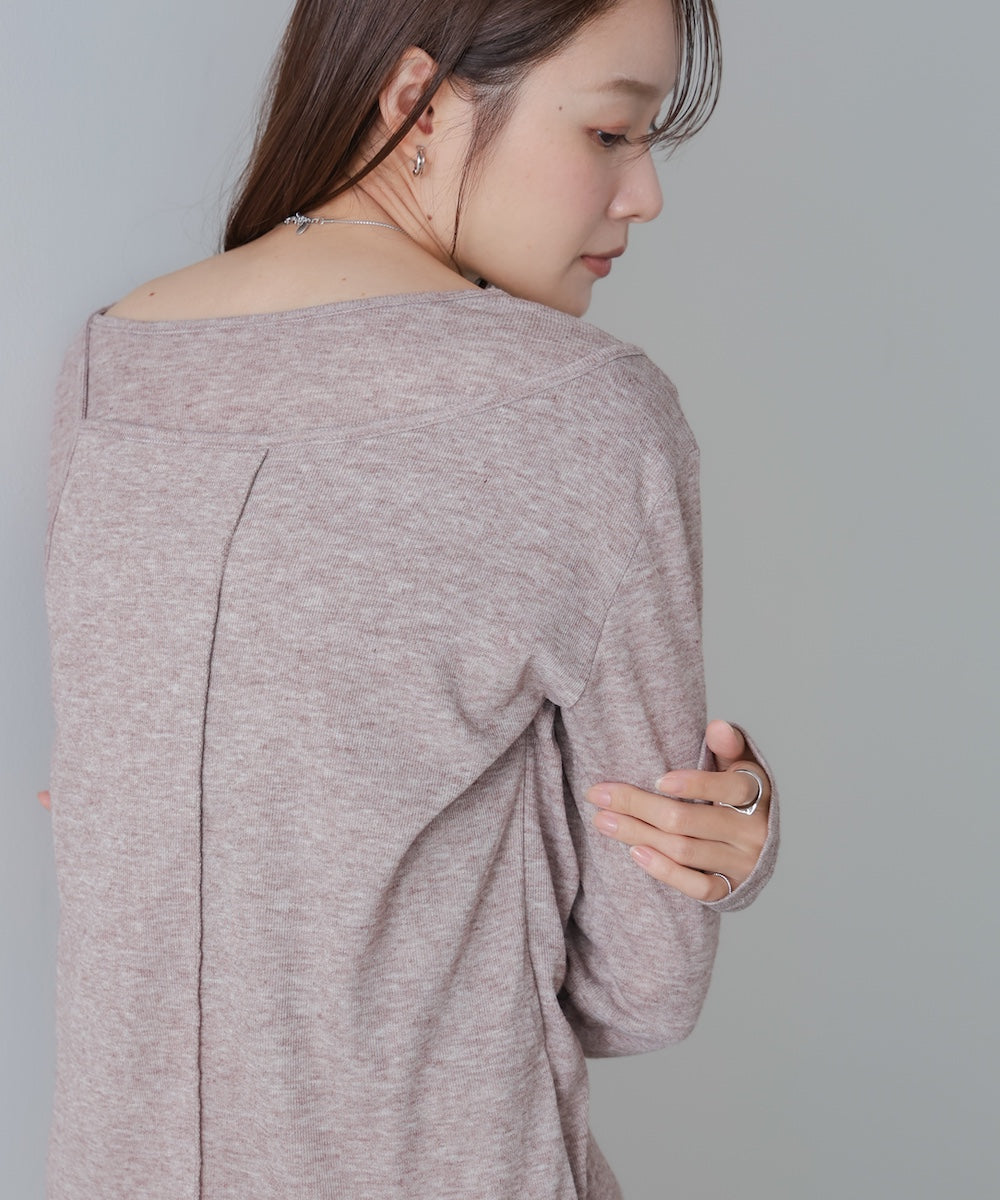 アシメレイヤードカットソー